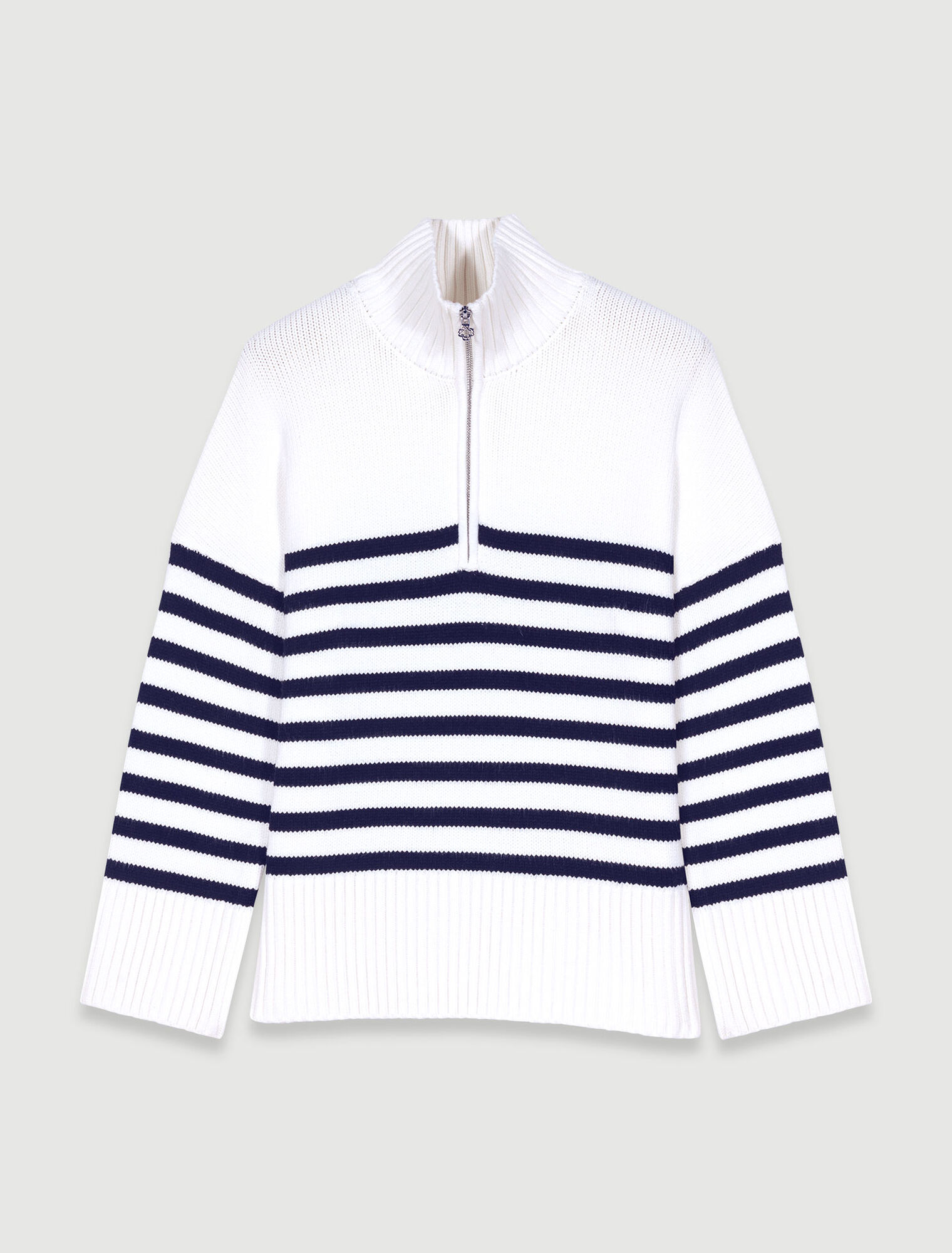 Jersey marinera cuello cremallera