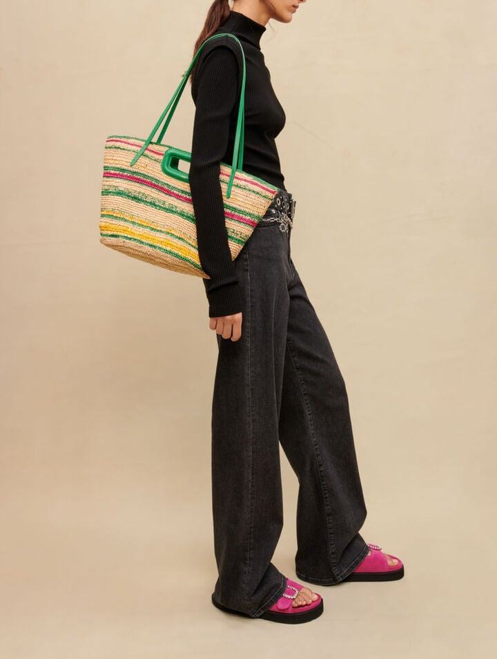 Vaquero baggy negro con cintur&oacute;n