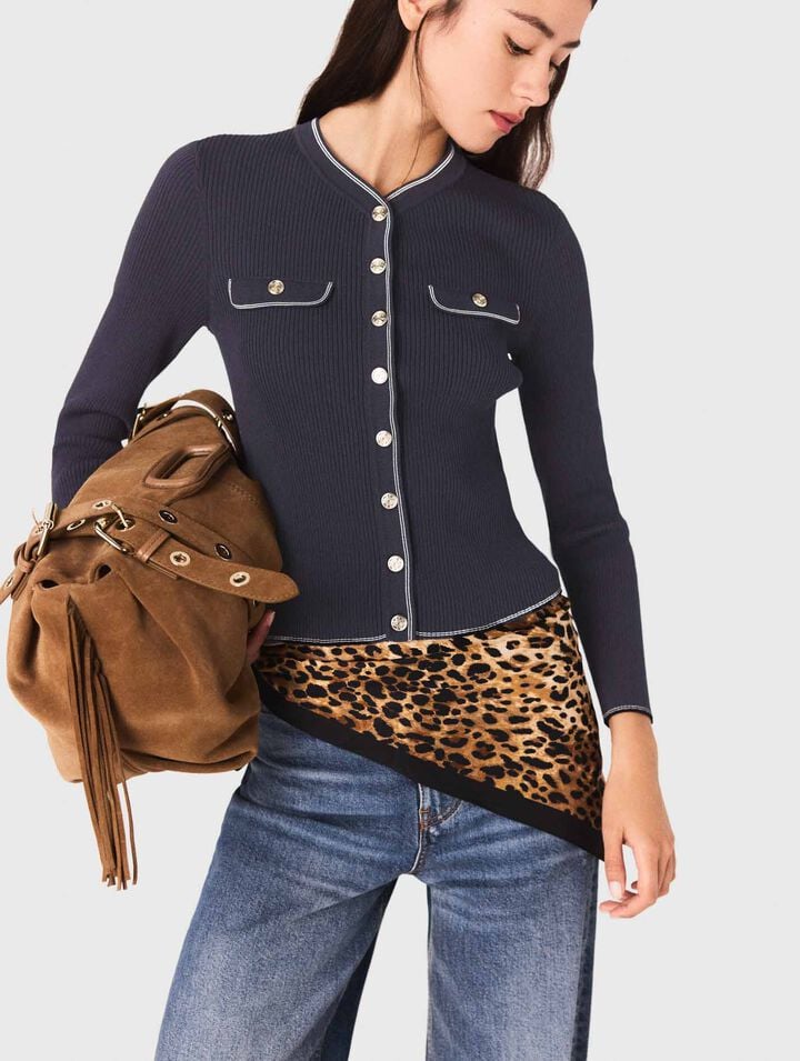 Pañuelo estampado leopardo