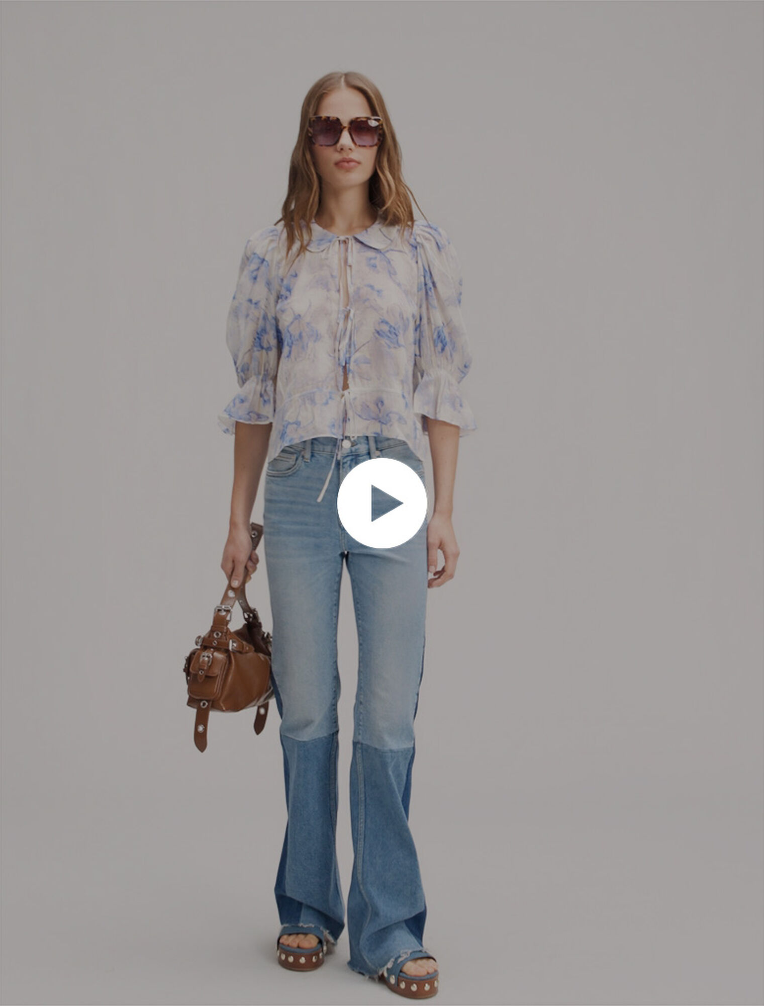 Top estampado