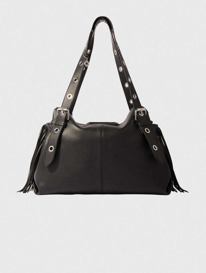 Bolso Miss M XL de cuero liso