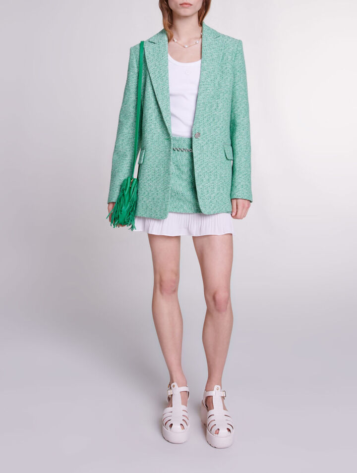 Chaqueta de tweed