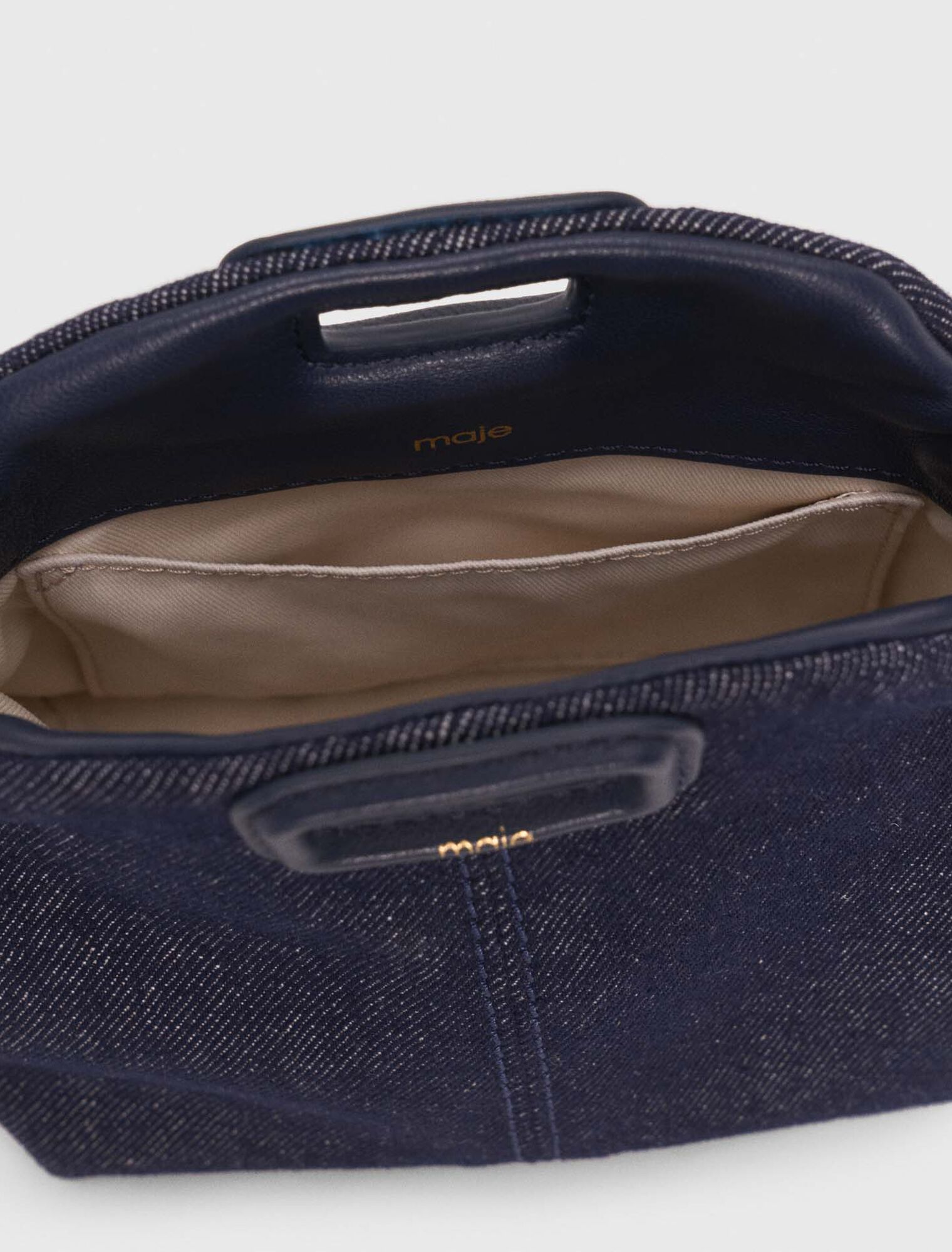 Bolso Miss M micro de denim