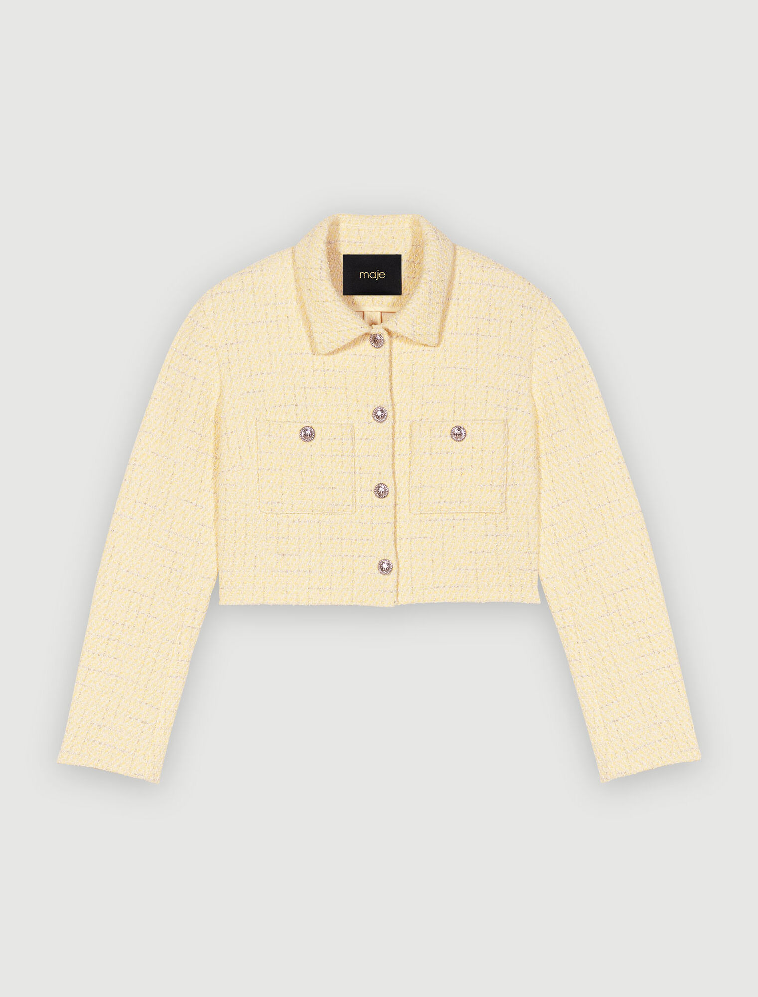 Chaqueta de sastre corta de tweed