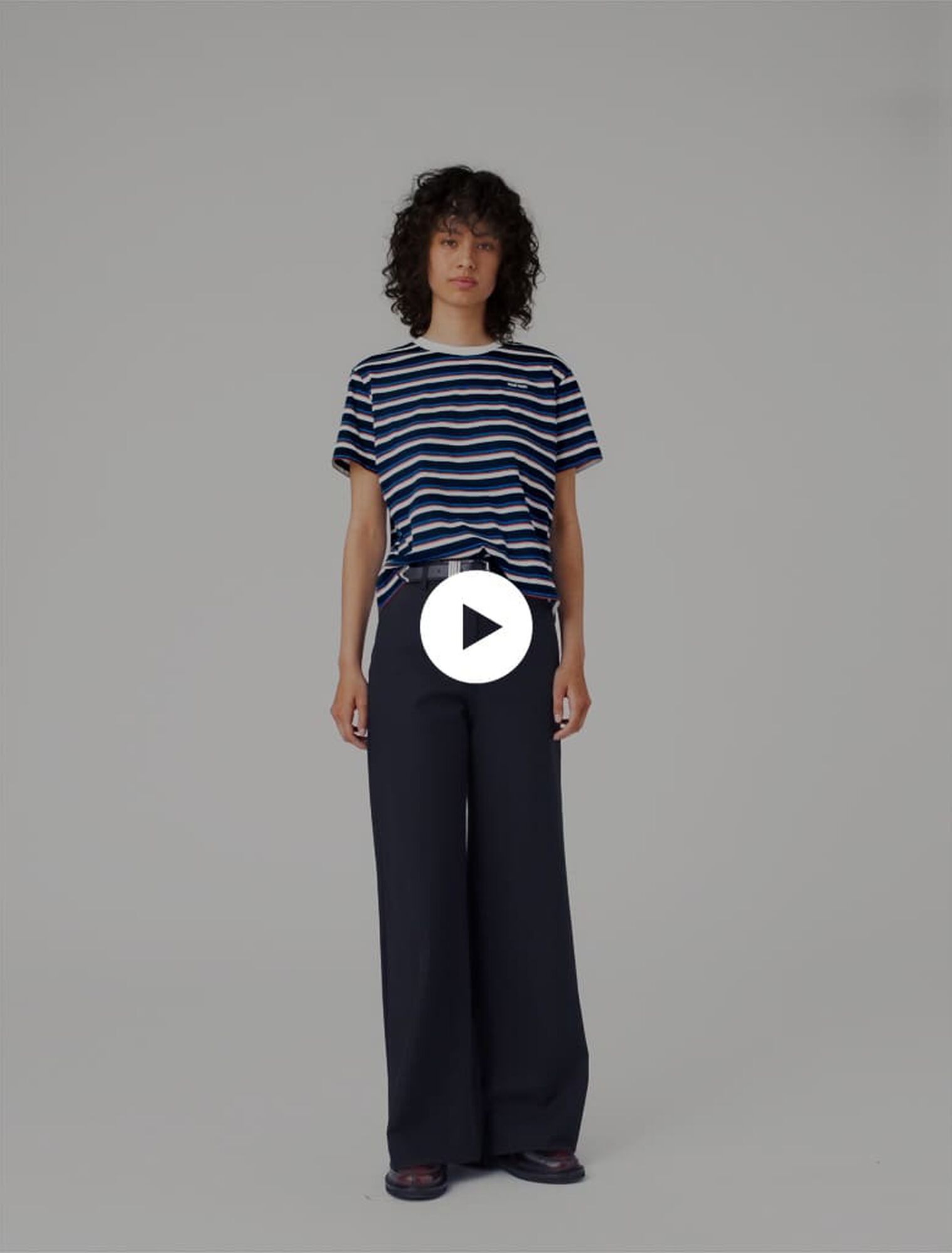 Pantalón sastre con pliegue