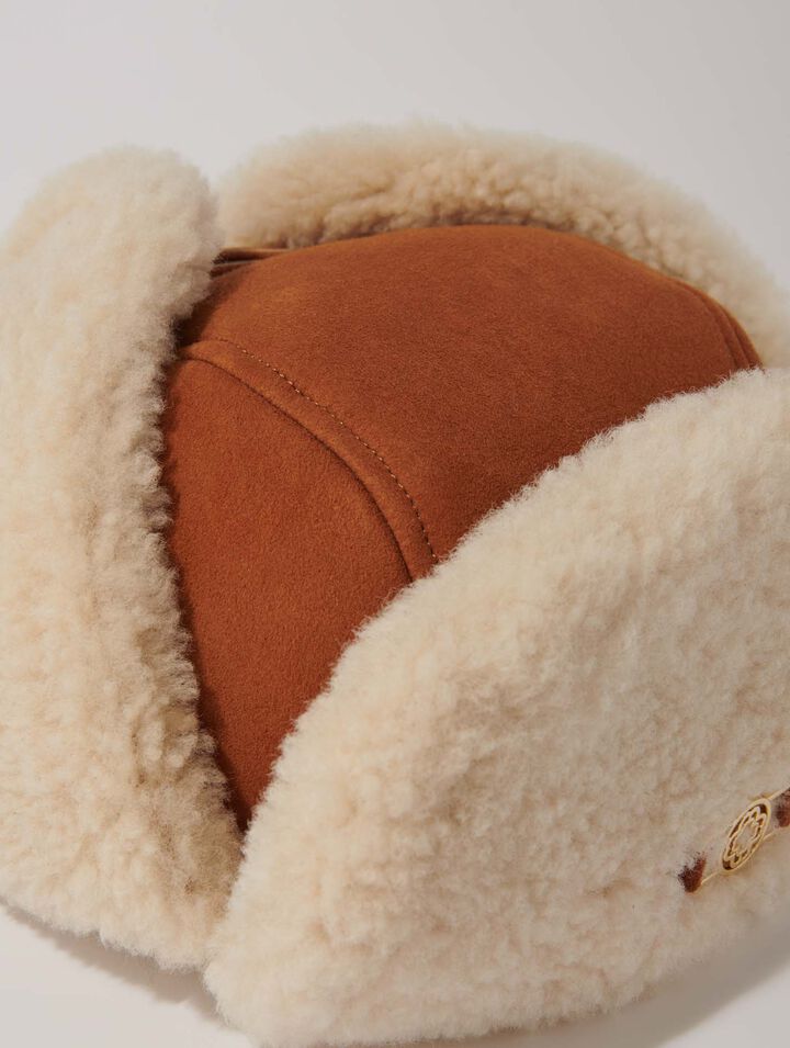Gorro chapka de piel de cordero
