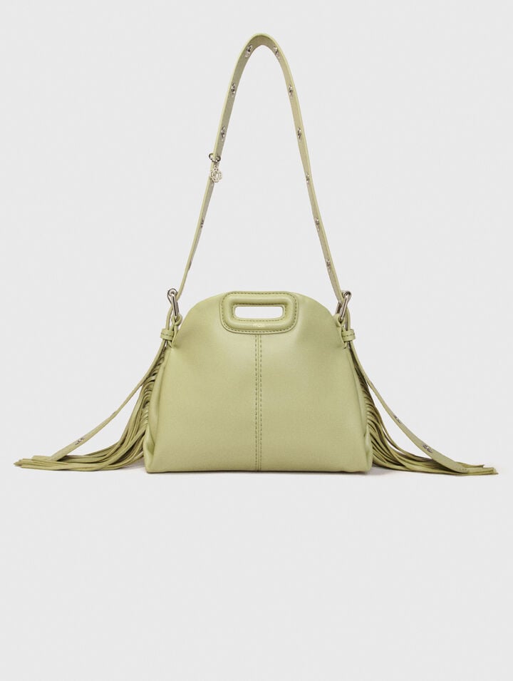 Bolso Miss M mini de cuero liso