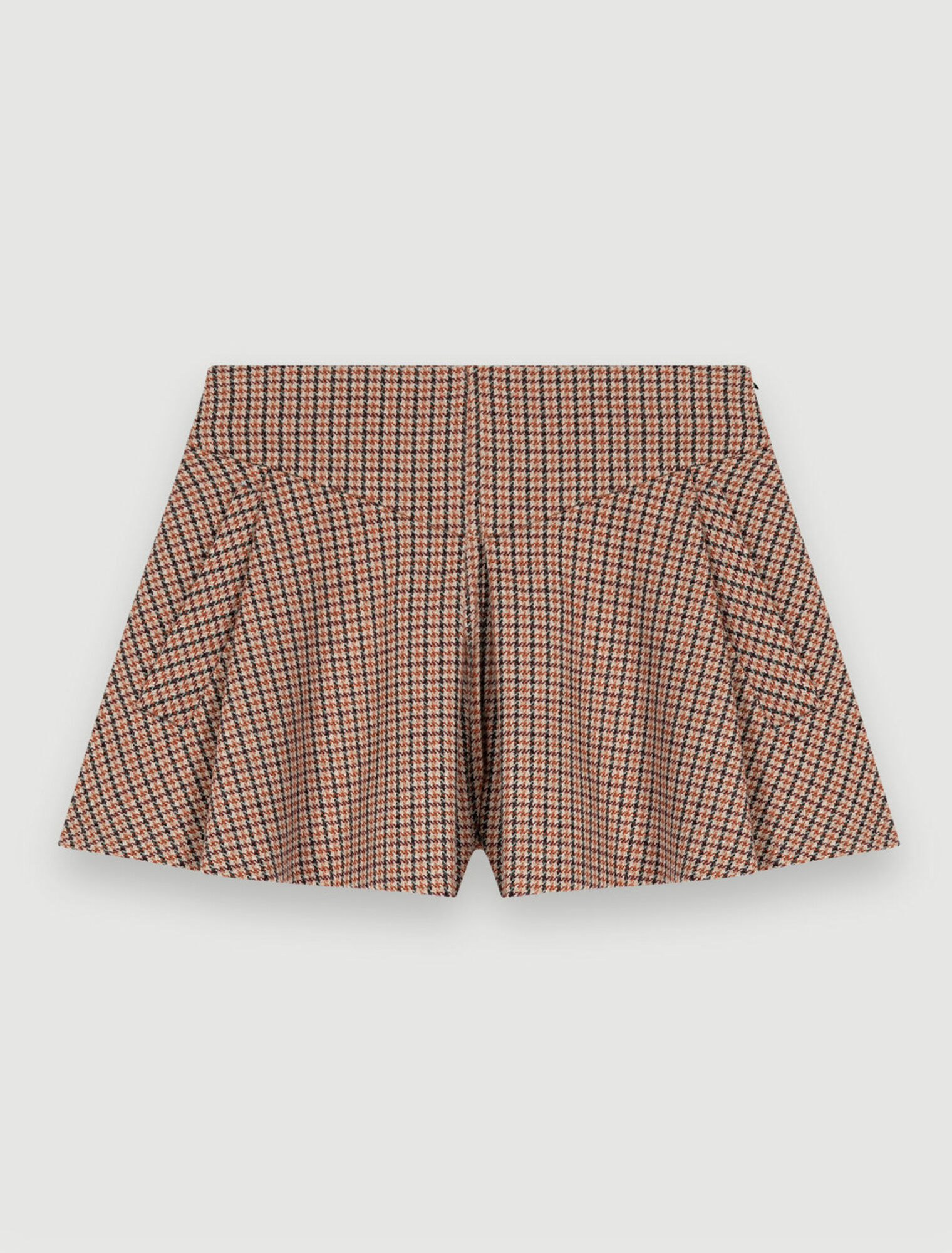 Pantalón corto de pata de gallo