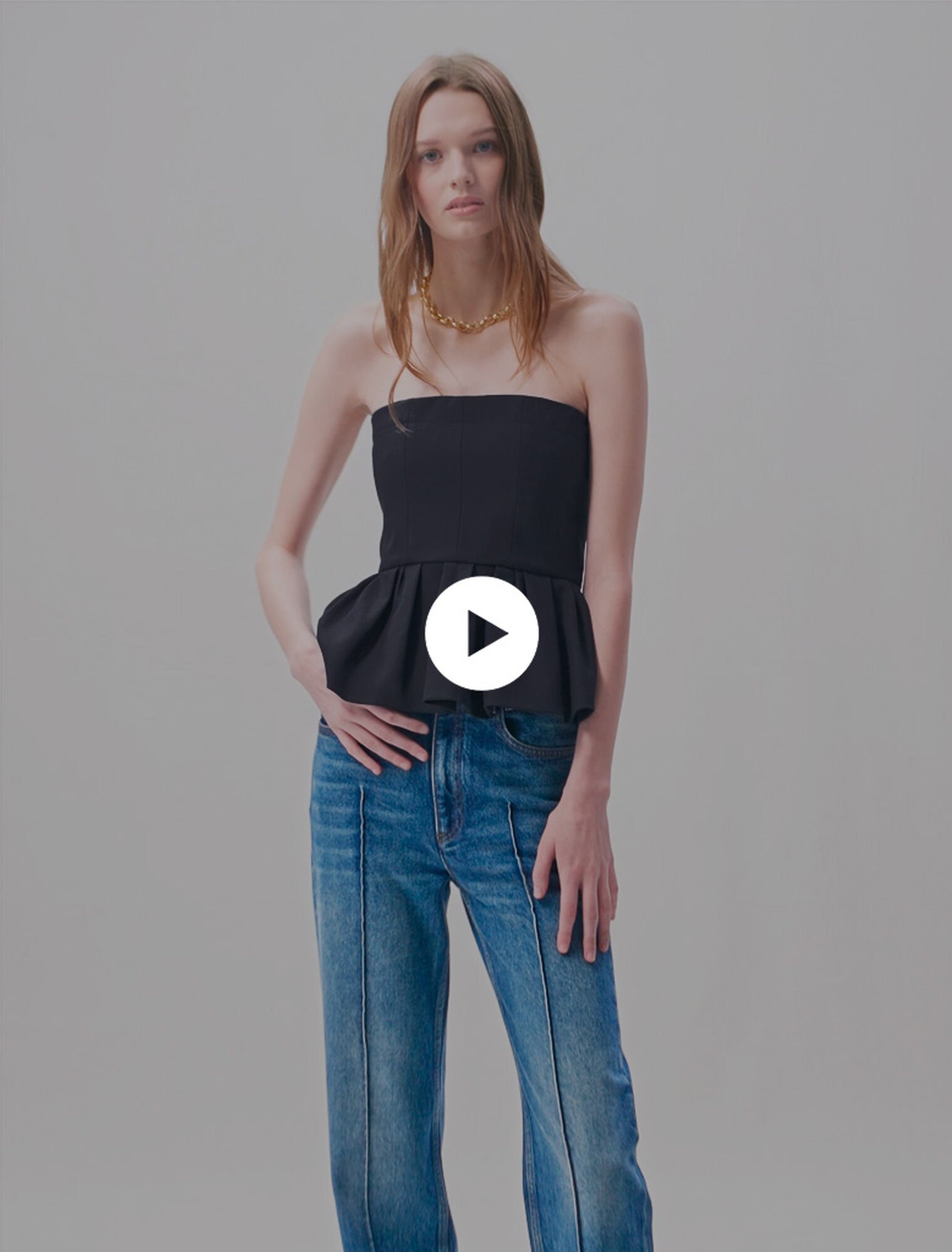 Top corpiño con faldón