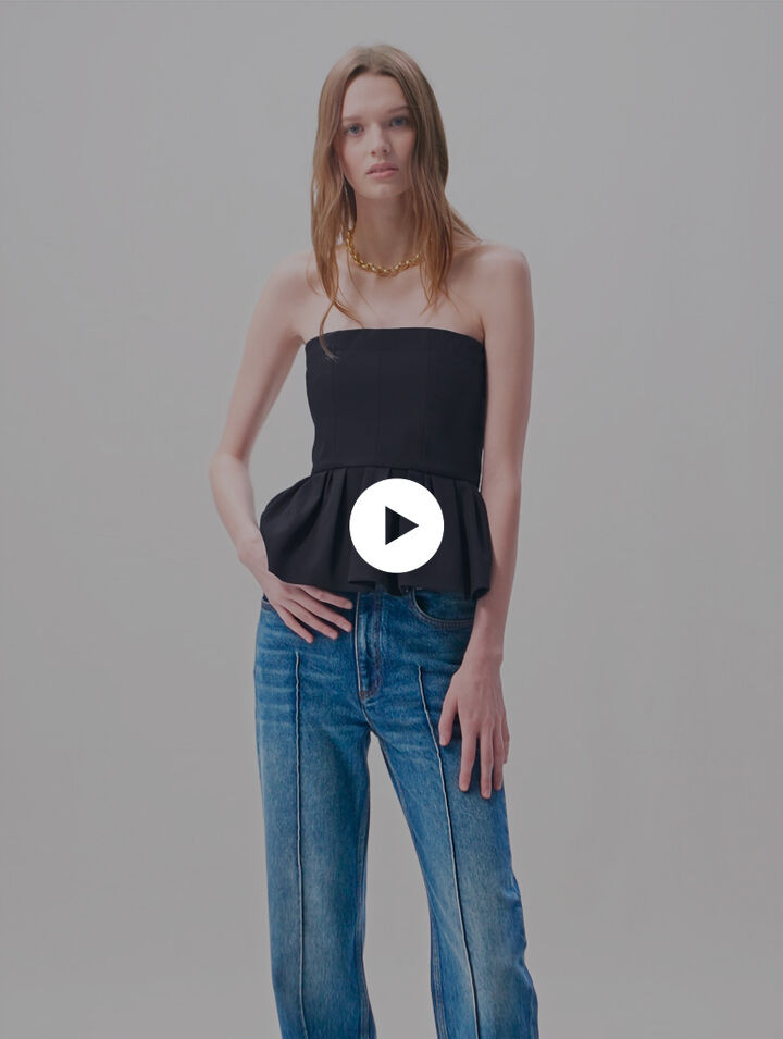 Top corpi&ntilde;o con fald&oacute;n