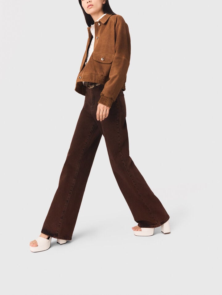 Vaquero bootcut con cadena