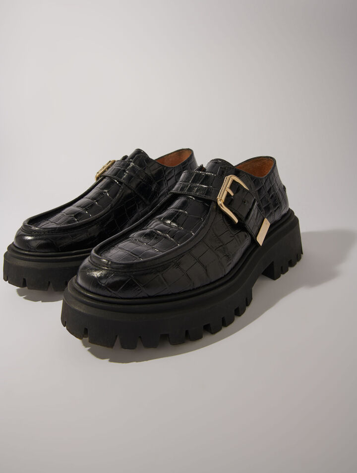 Derby chunky de piel