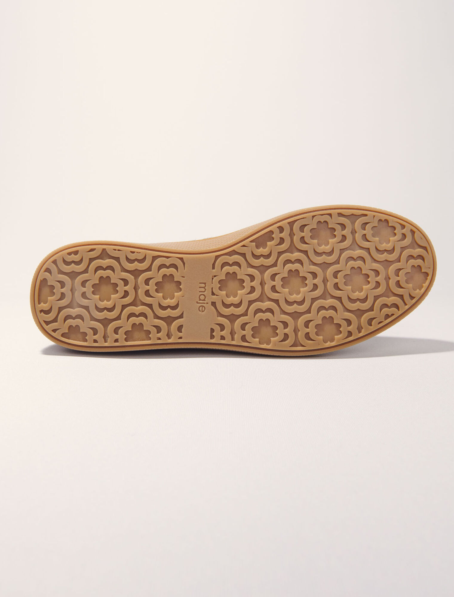 Zapatillas de piel con efecto leopardo