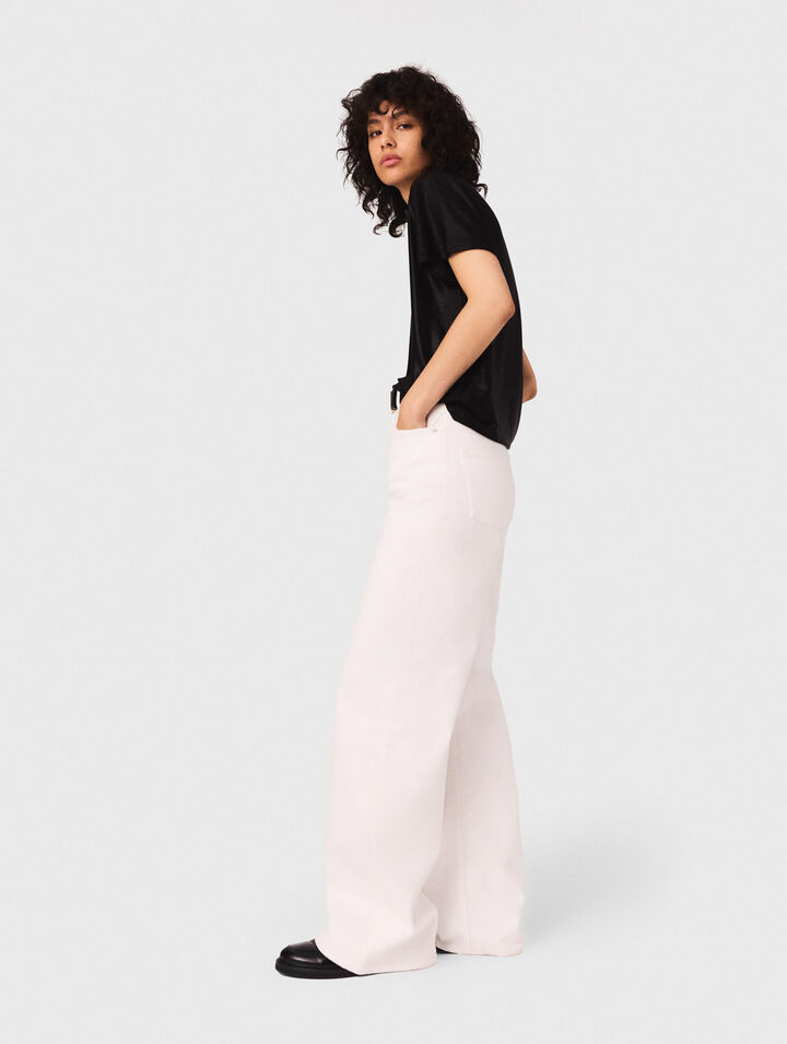 Camiseta de lamé