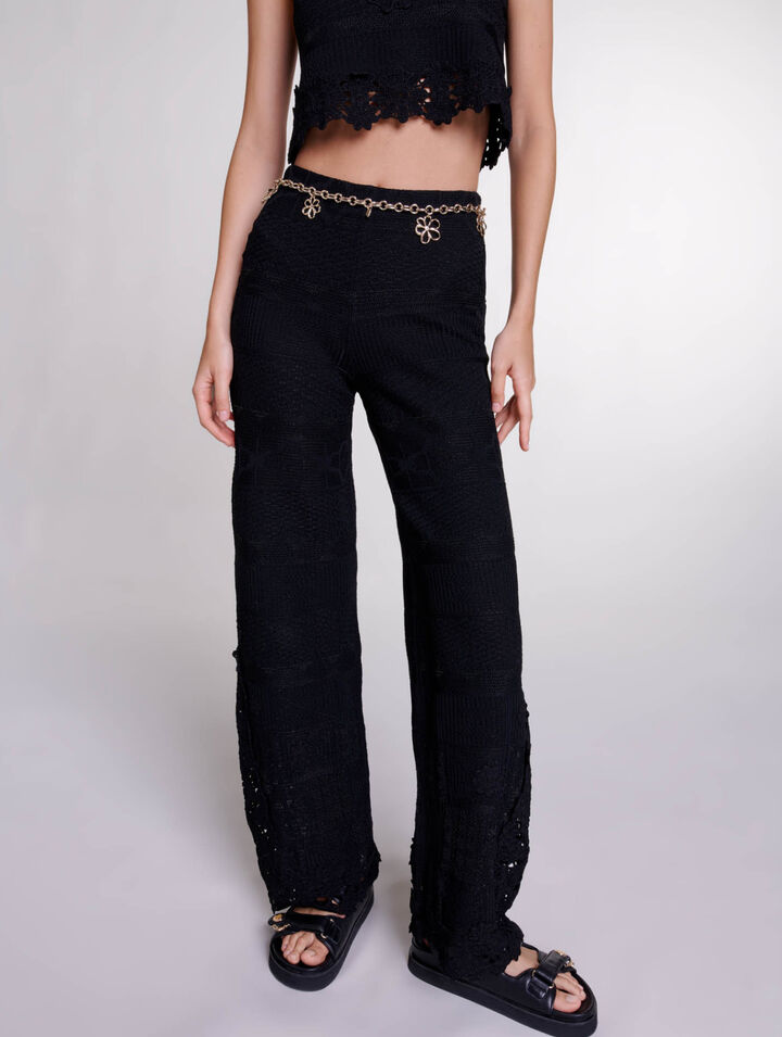 Pantalón de ganchillo