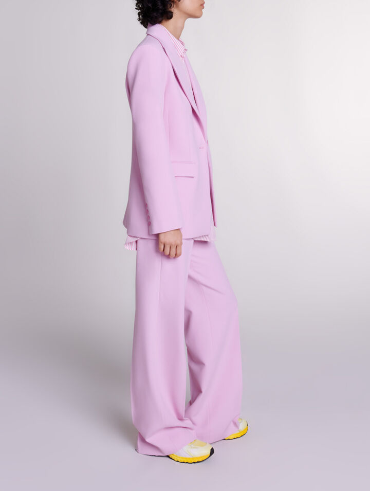 Chaqueta ajustada de traje