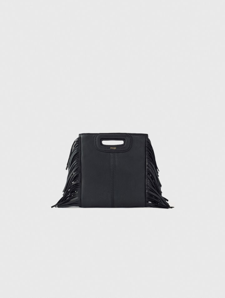 Bolso de piel con cadena