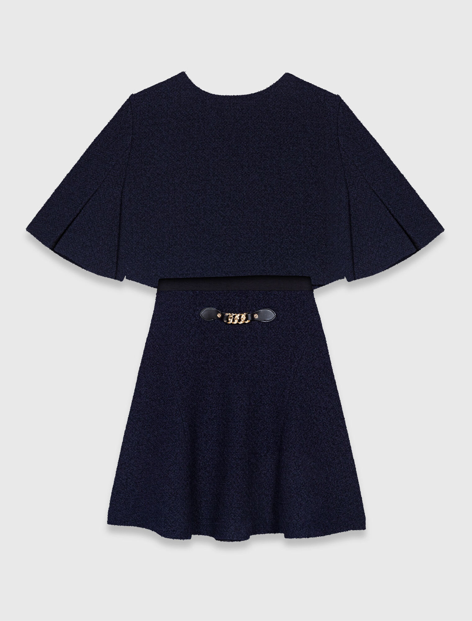 Vestido 2 en 1 de tweed