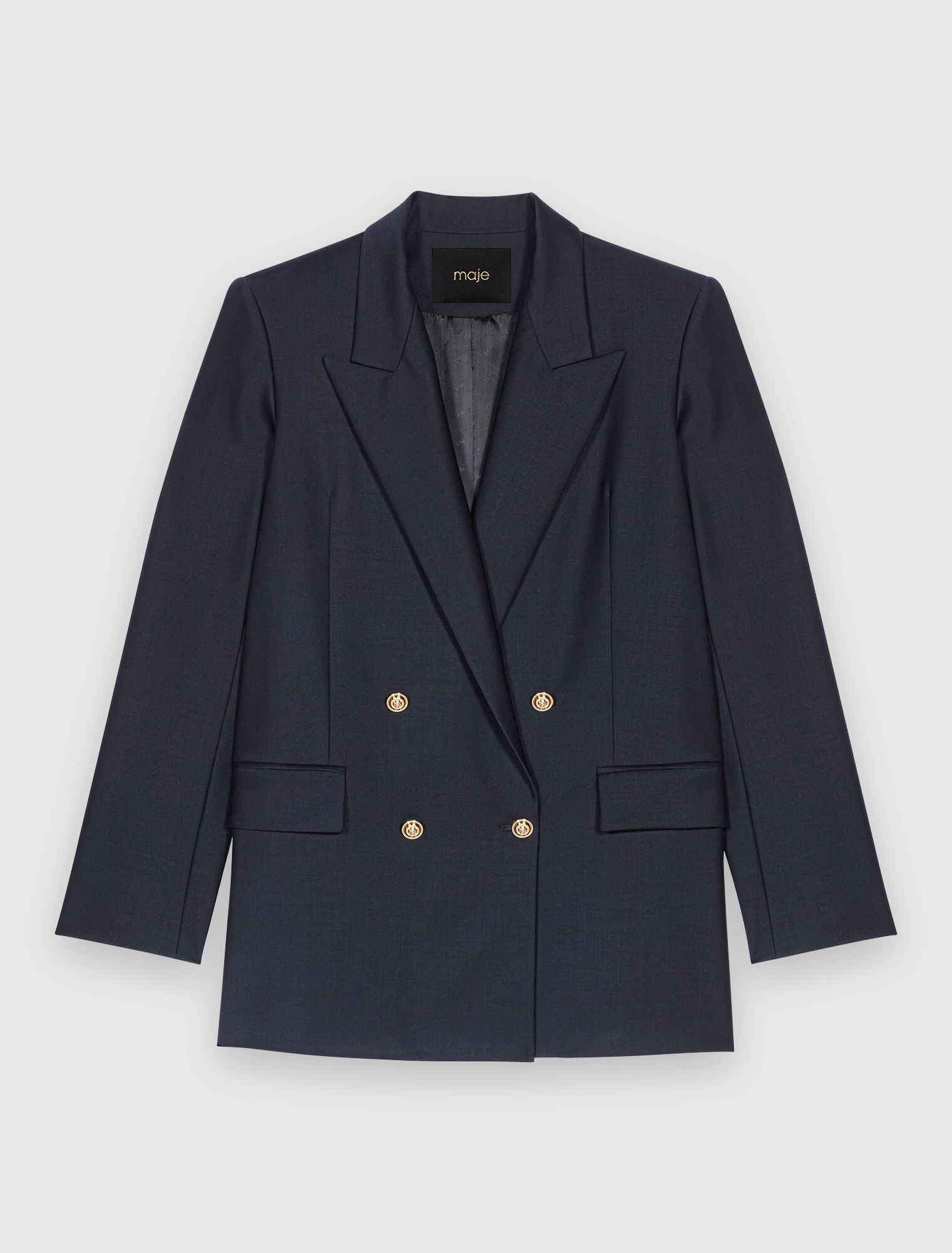Chaqueta sastre con botones dorados