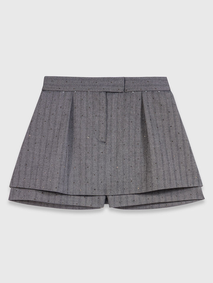 Short sastre trampantojo strass