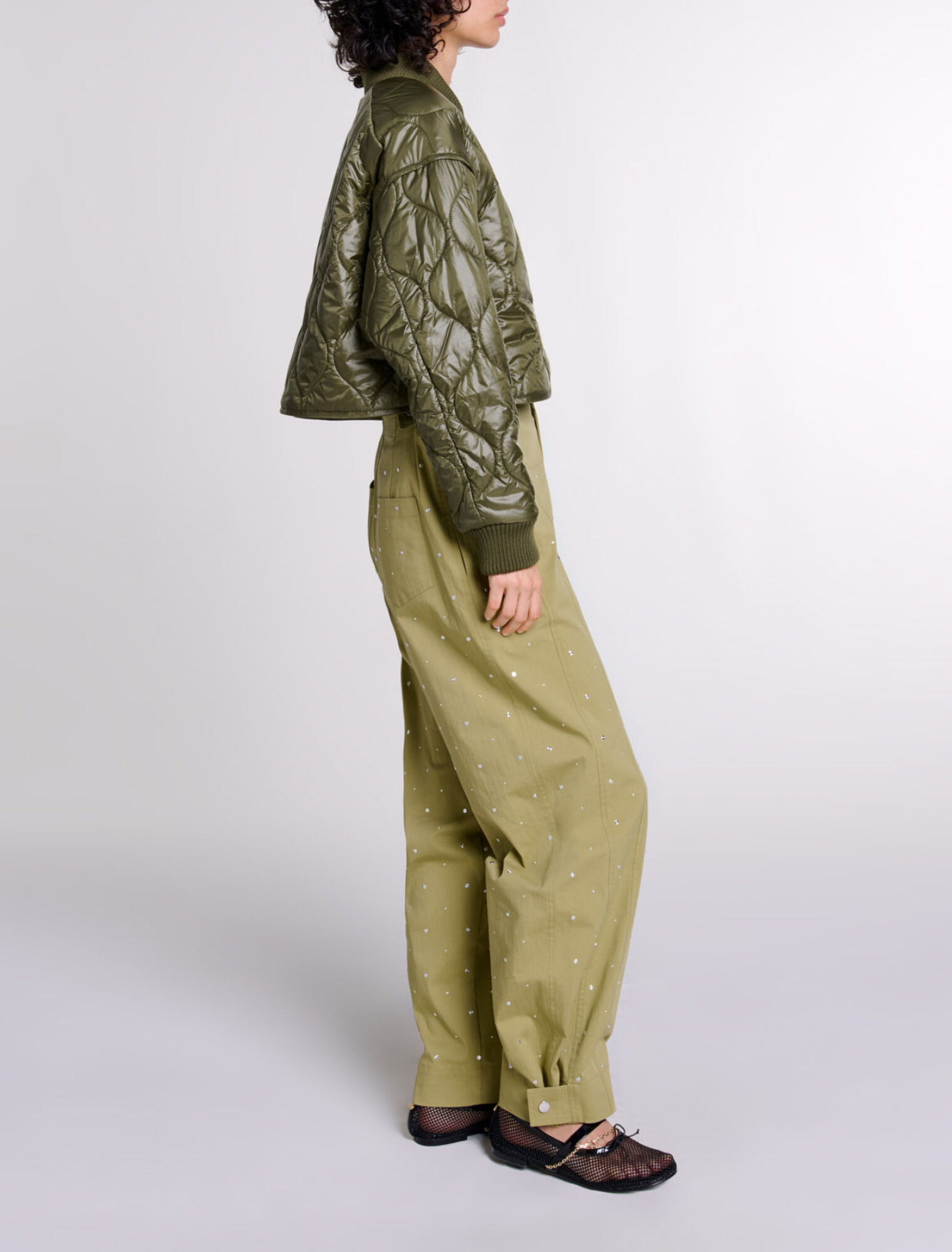 Chaqueta corta acolchada