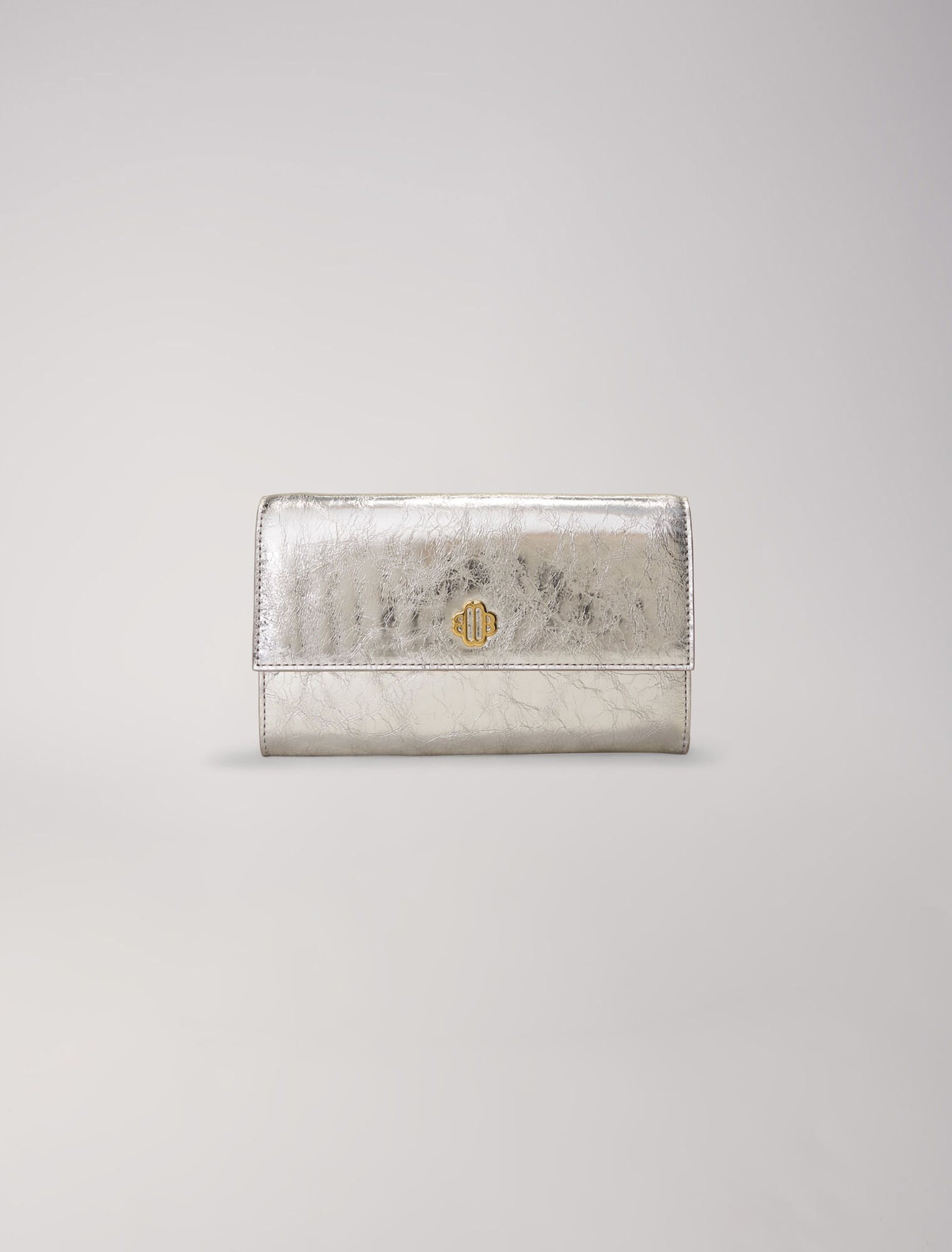 Bolso-cartera metalizado