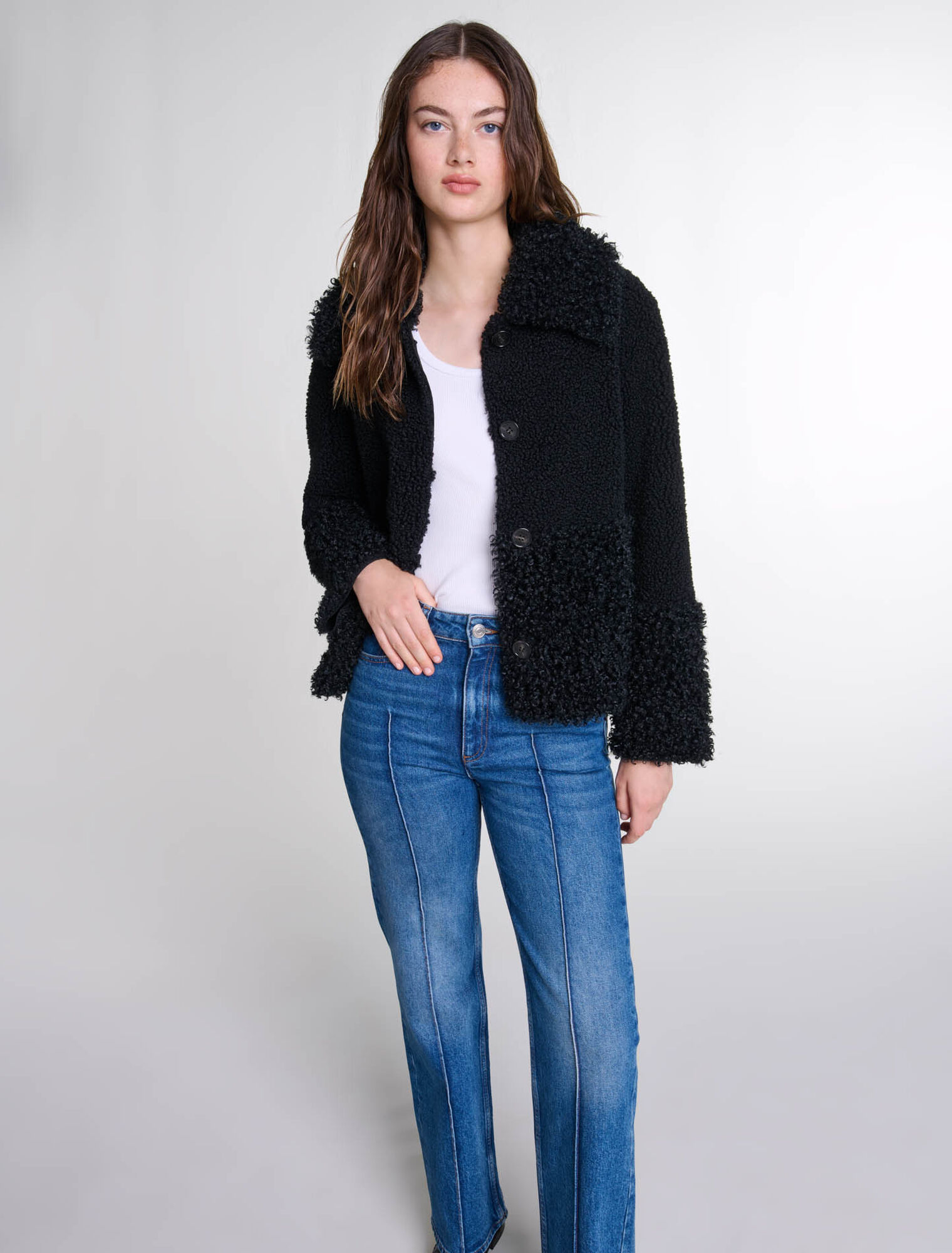 Chaqueta de rizo