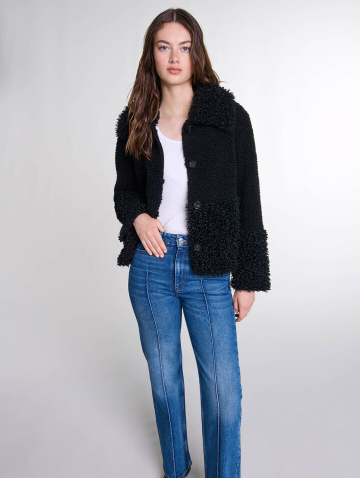 Chaqueta de rizo