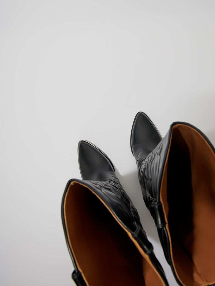Botas de cuero western