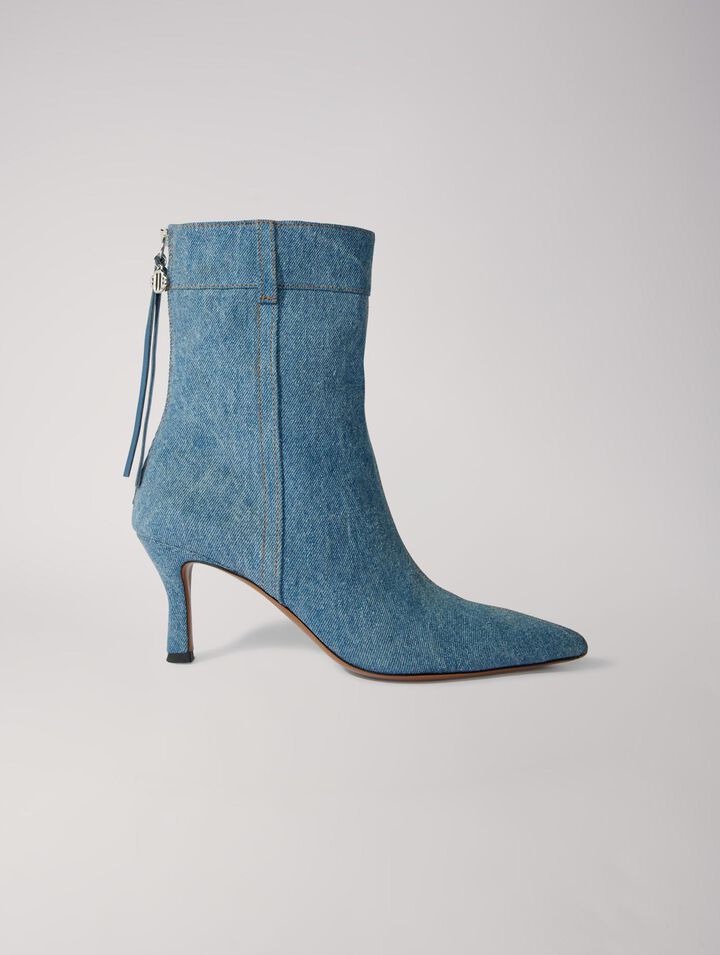 Botines vaqueros punta puntiaguda