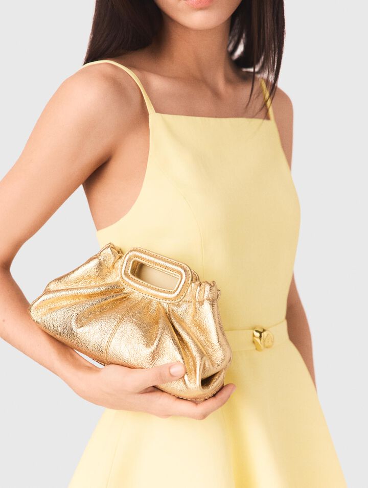 Clutch Milpli mini piel metalizada