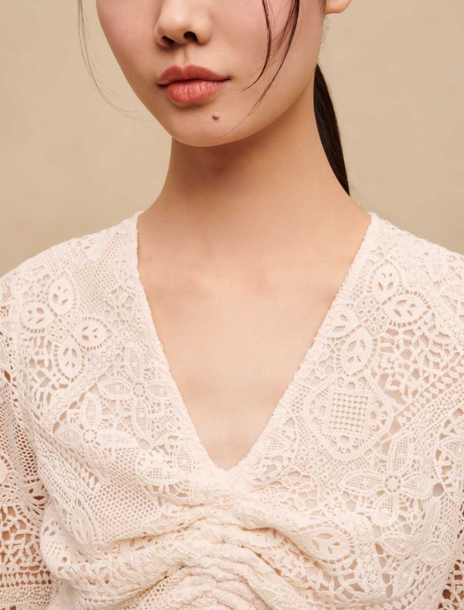 Vestido de crochet
