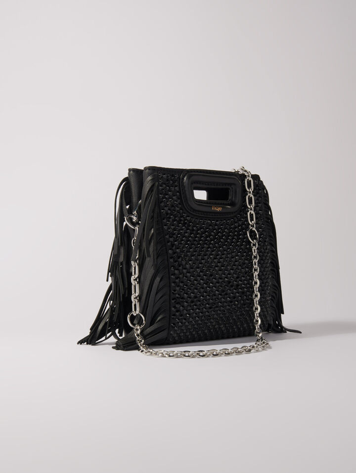 Bolso M mini con strass