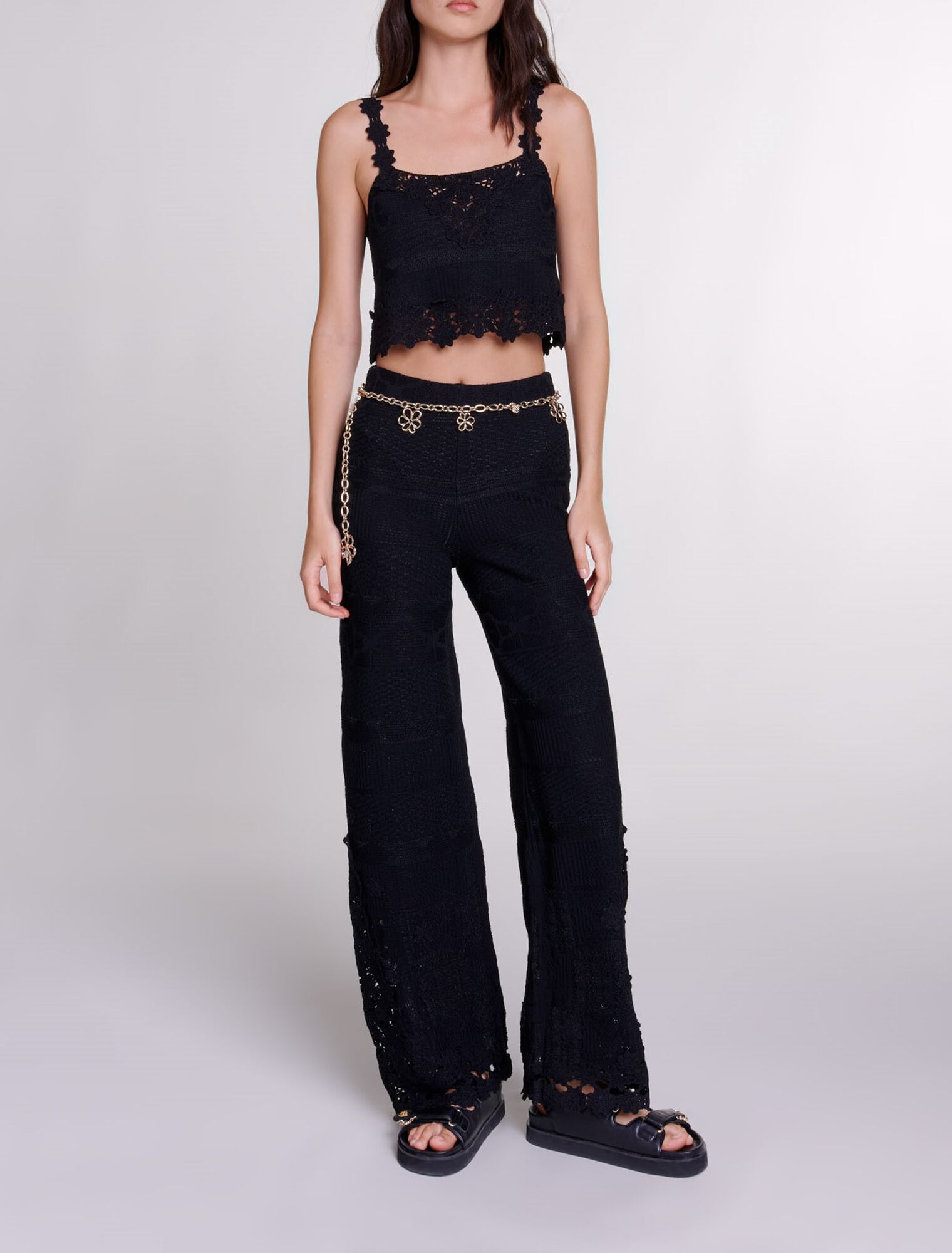 Pantalón de ganchillo