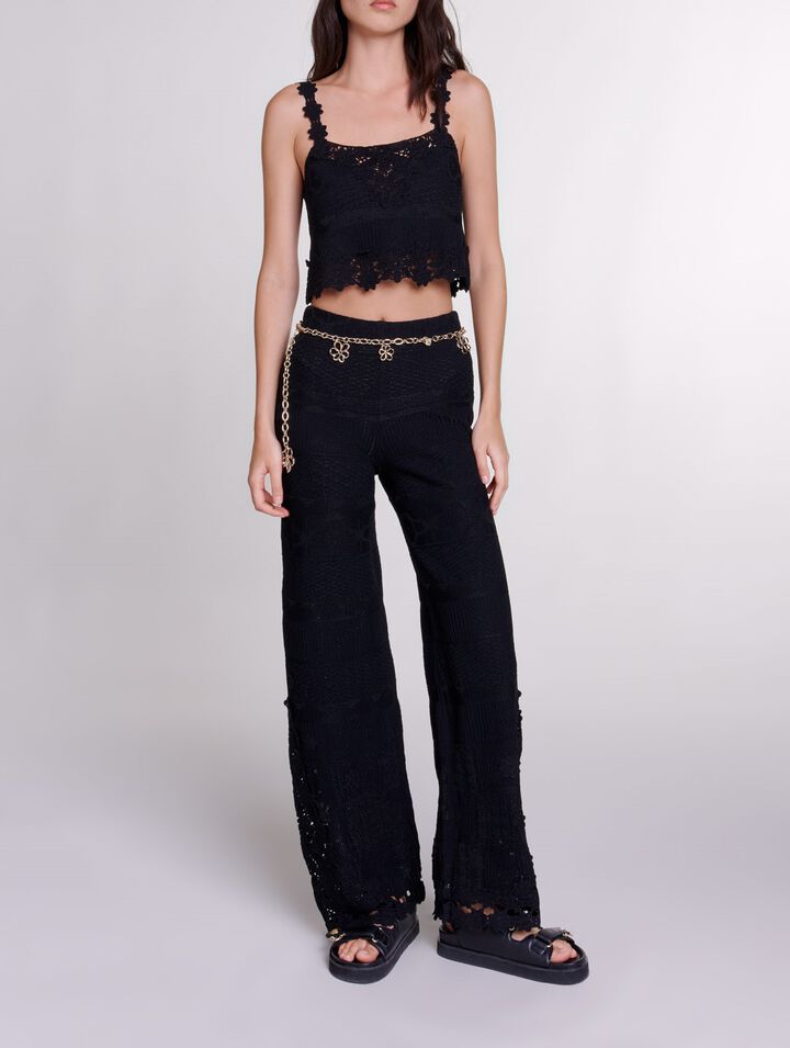Pantalón de ganchillo