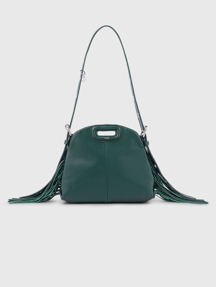 Bolso Miss M mini de cuero liso
