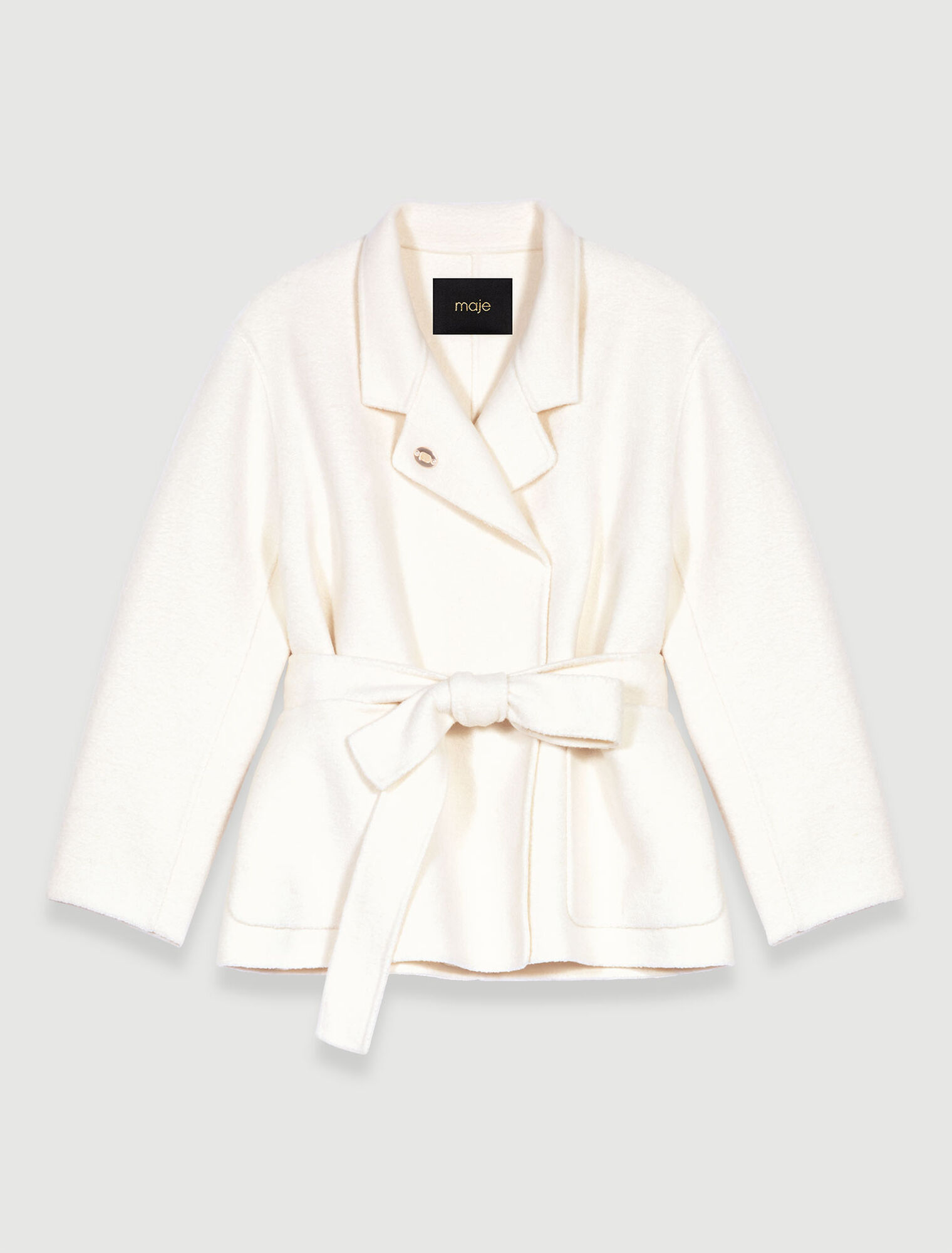 Chaqueta de lana estructurada