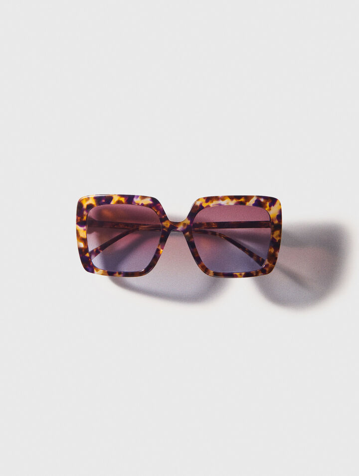 Gafas rectangulares de acetato