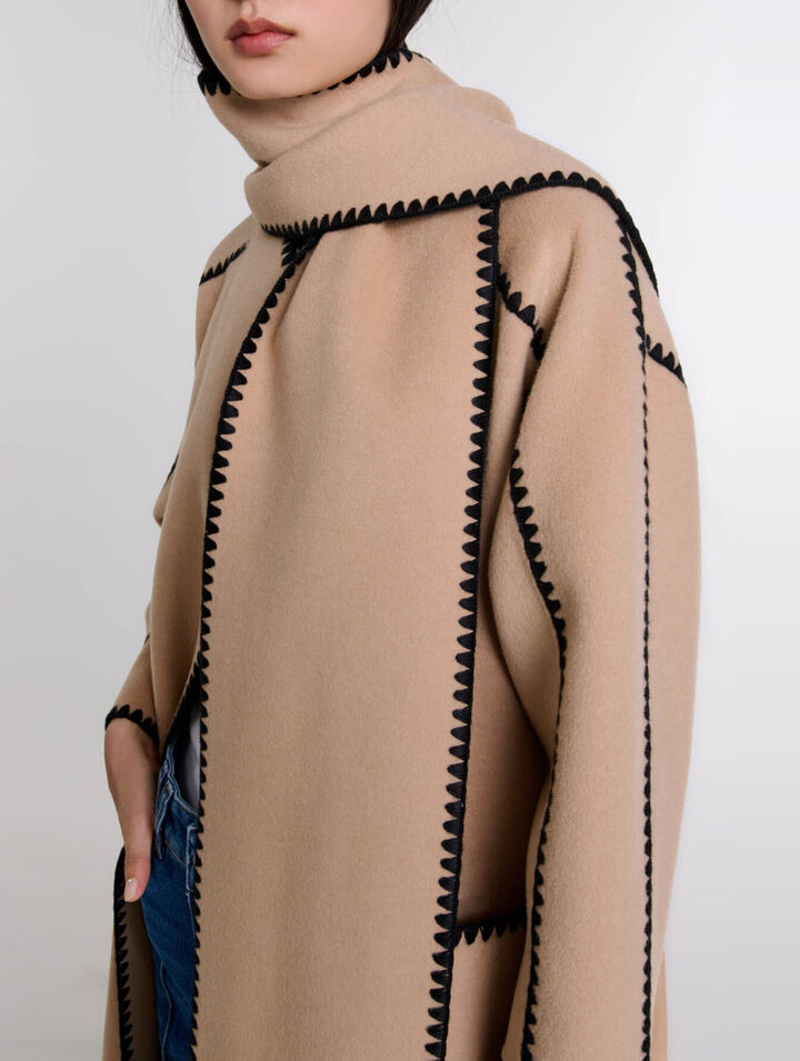 Abrigo bicolor reversible