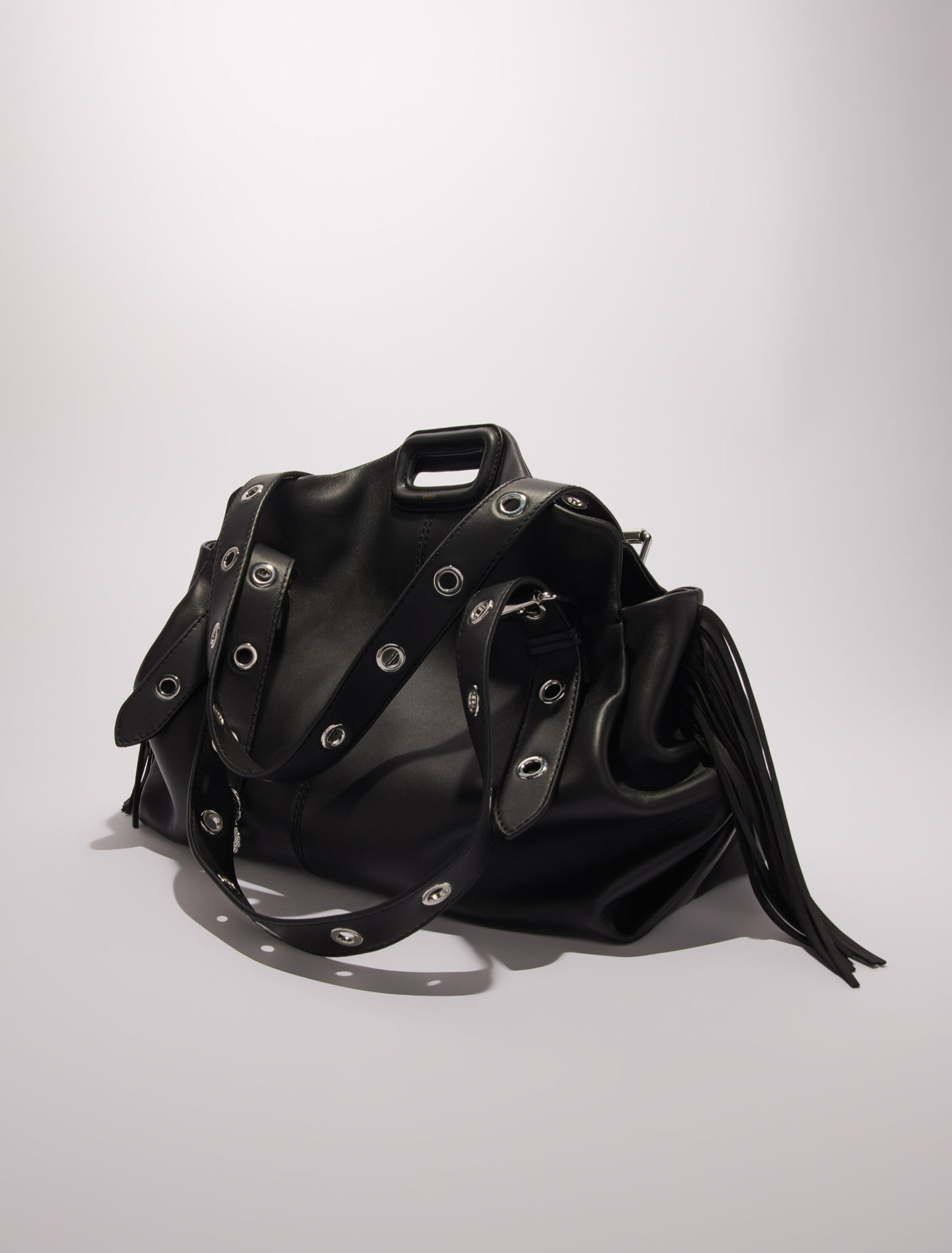 Bolso Miss M XL de cuero liso