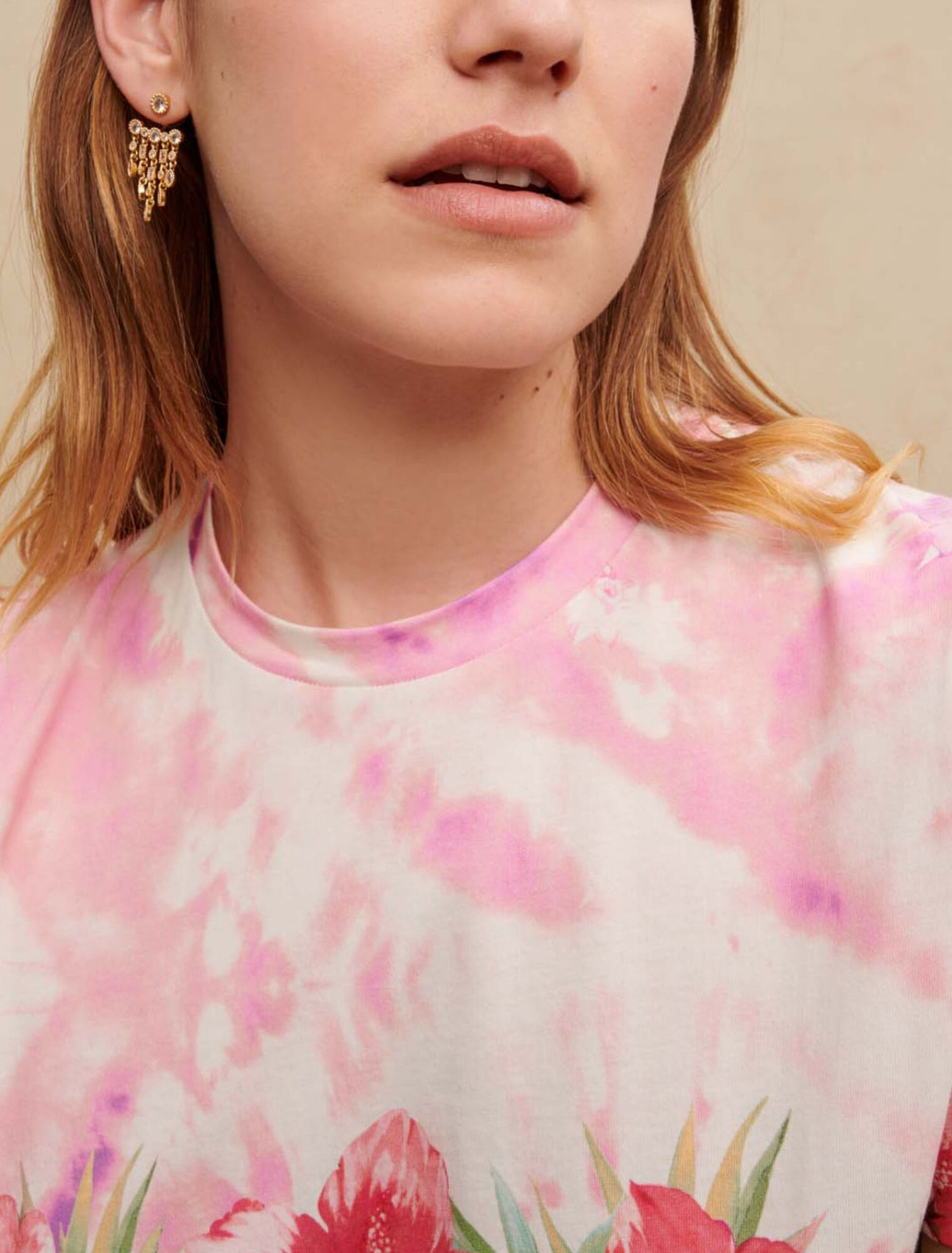 Camiseta floral