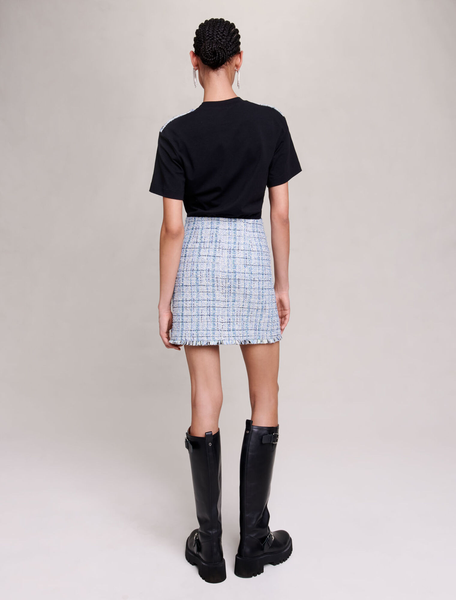 Vestido de tweed