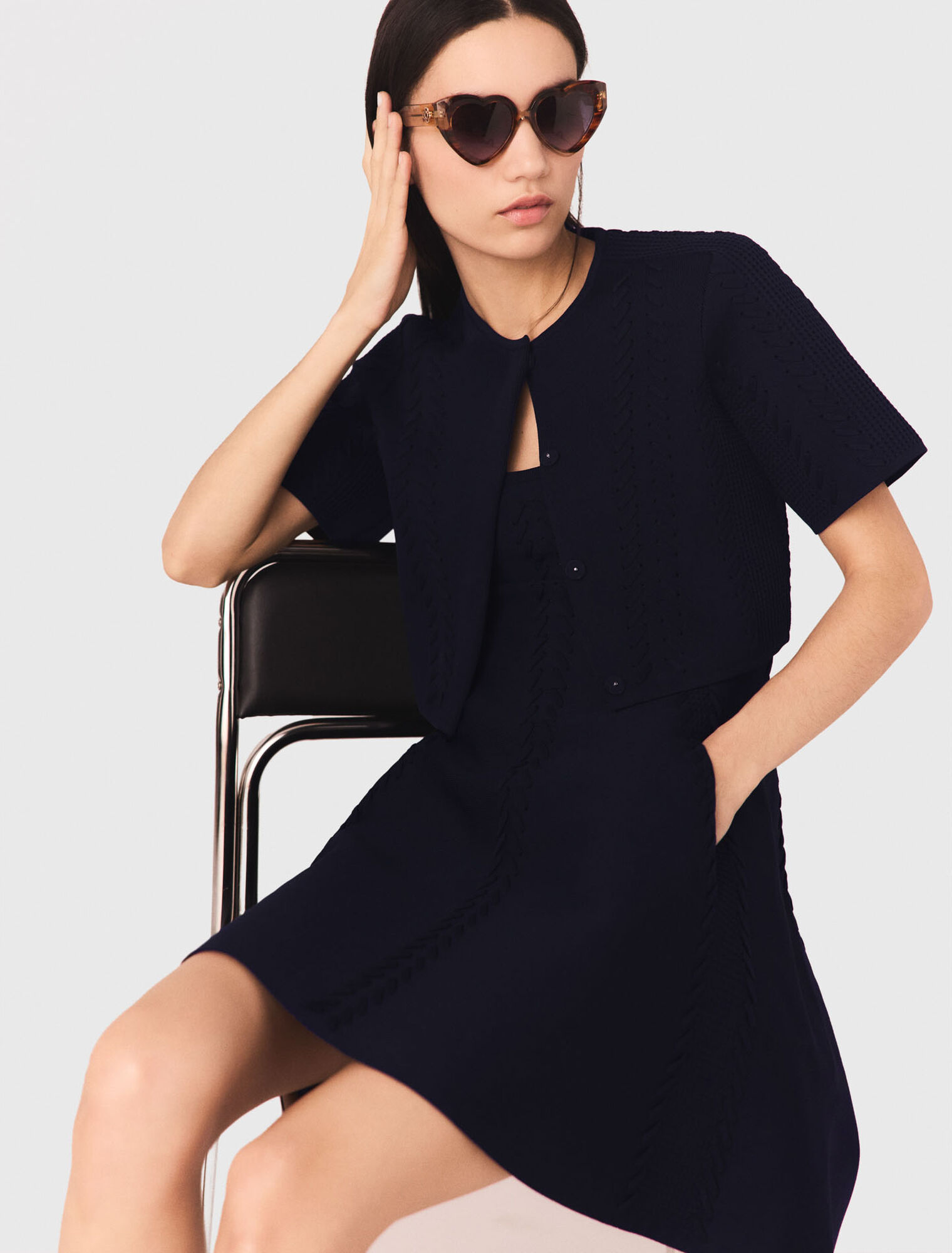 C&aacute;rdigan corto