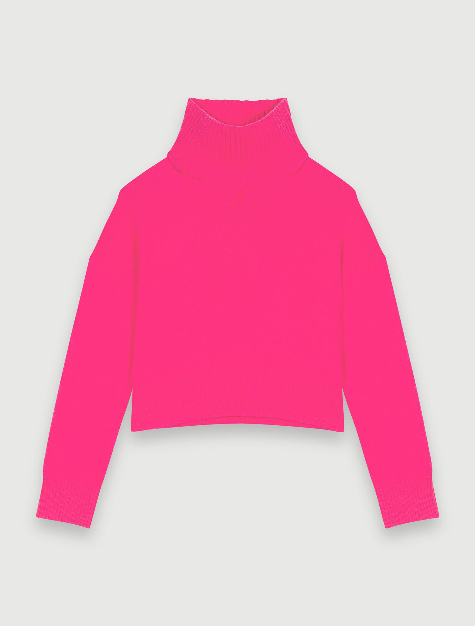 Jersey de cachemira con cuello alto