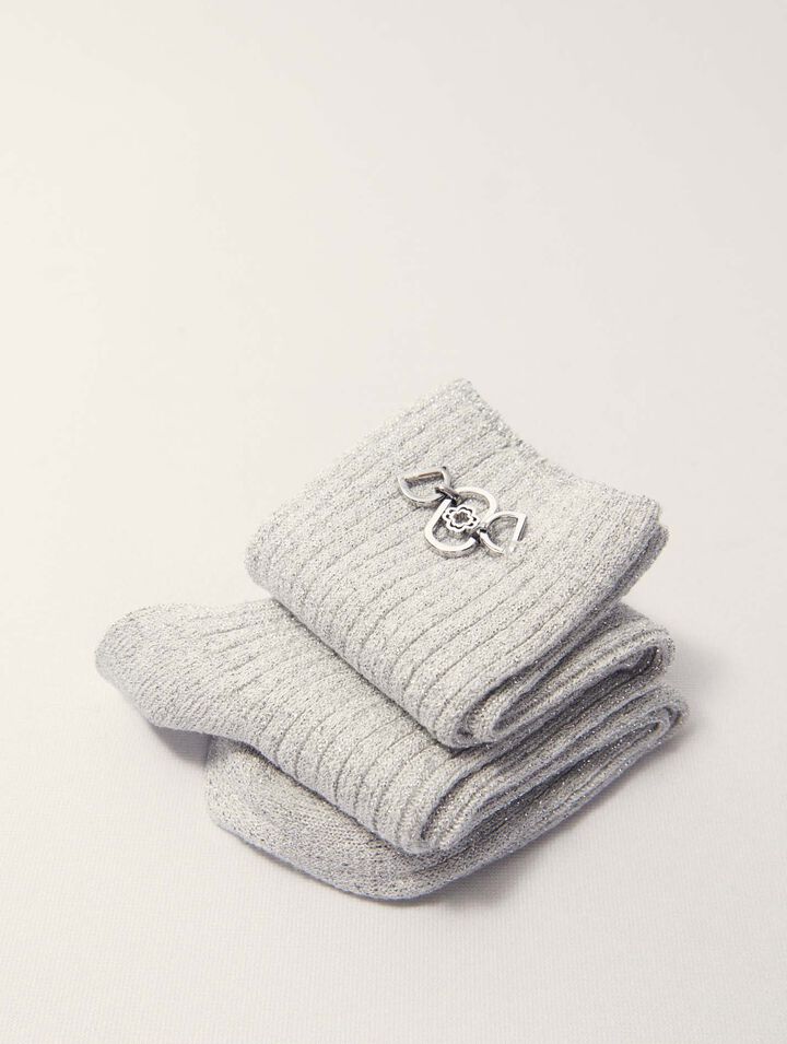 Calcetines de lurex