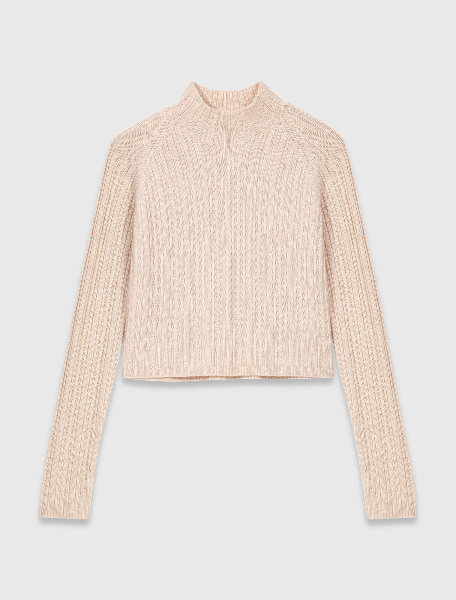 Jersey corto de punto trenzado