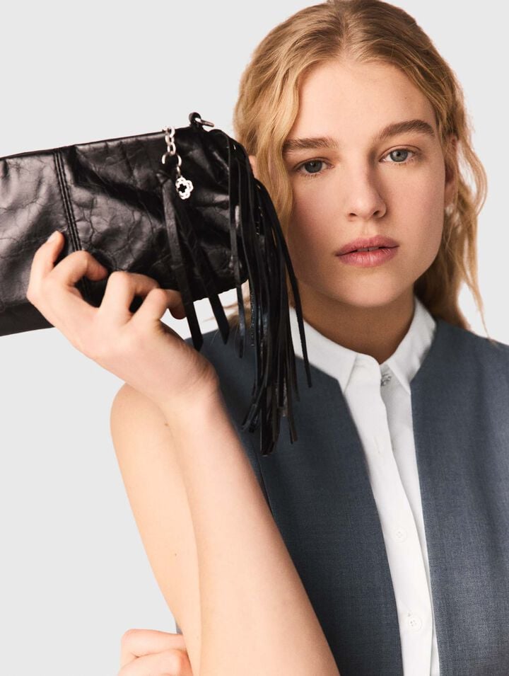 Cartera Miss M pouch cuero barniz