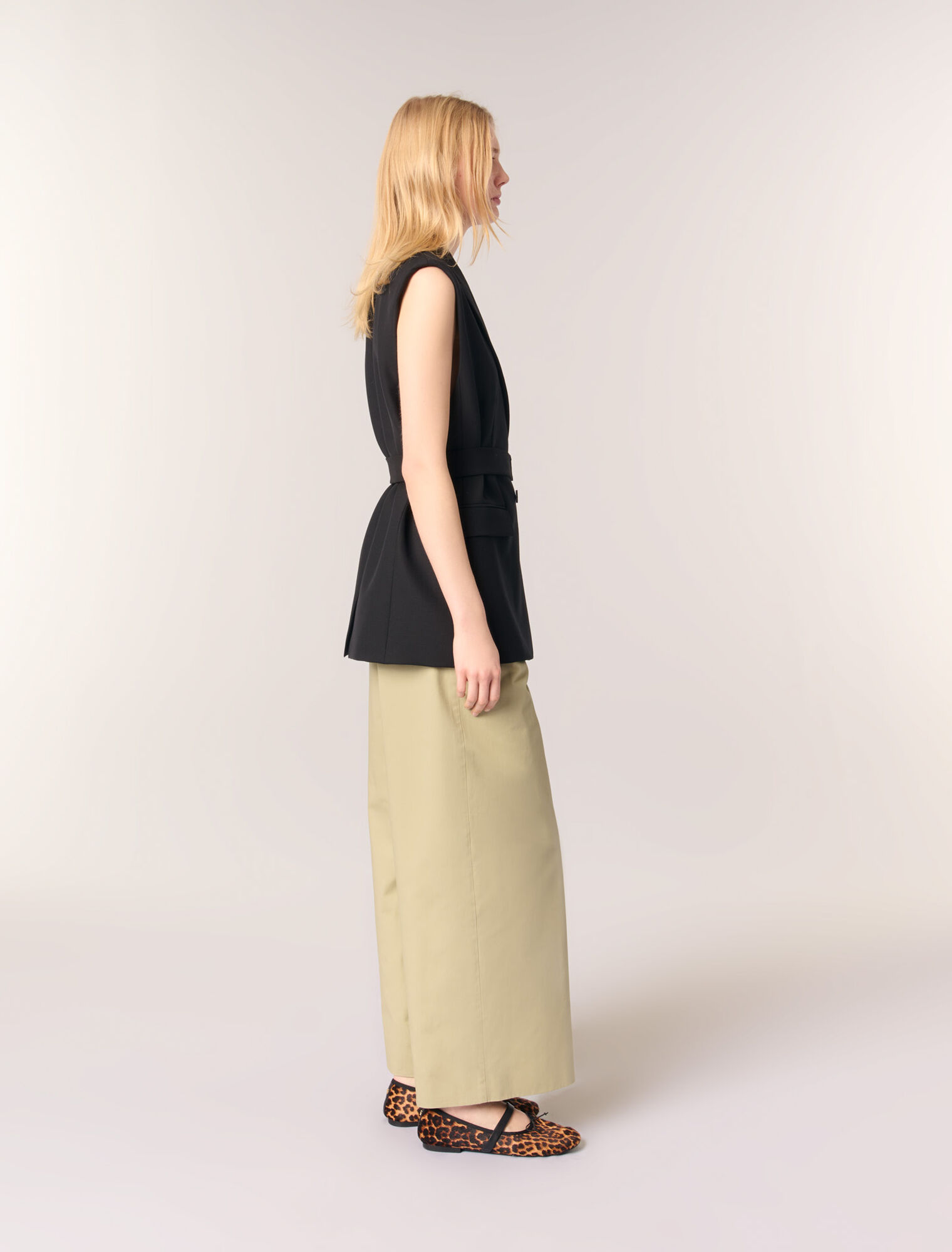 Chaqueta de traje sin mangas 