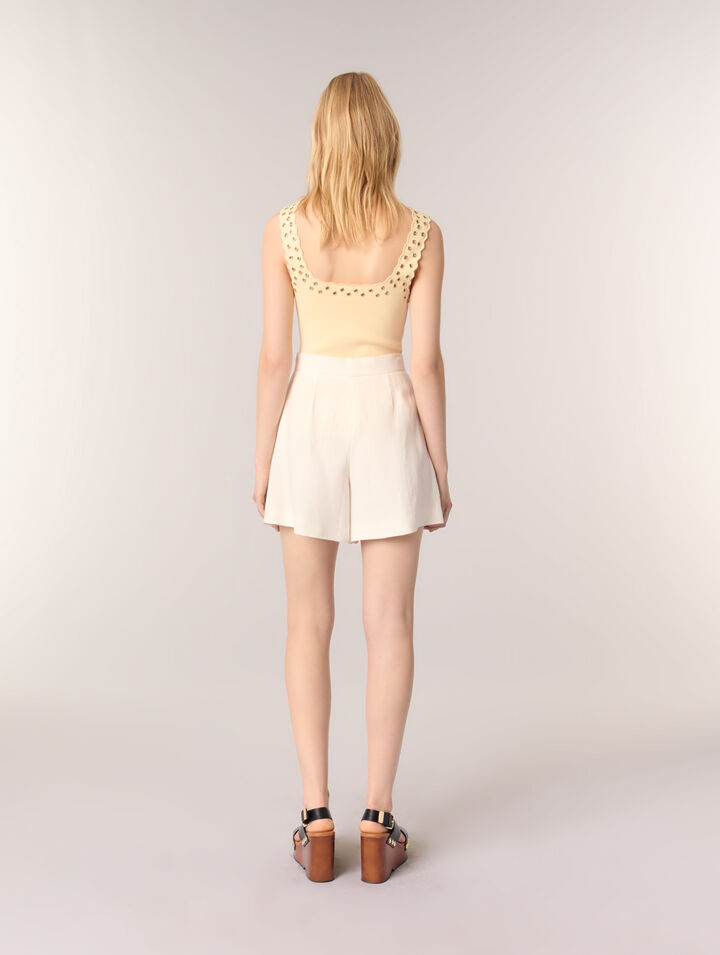 Pantalón corto fluido