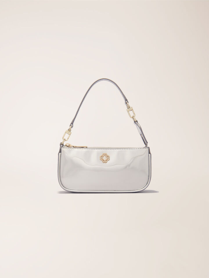 Sarah pouch de piel espejo